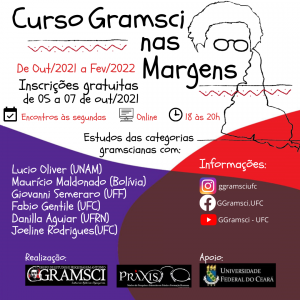 Cartaz Gramsci nas Margens